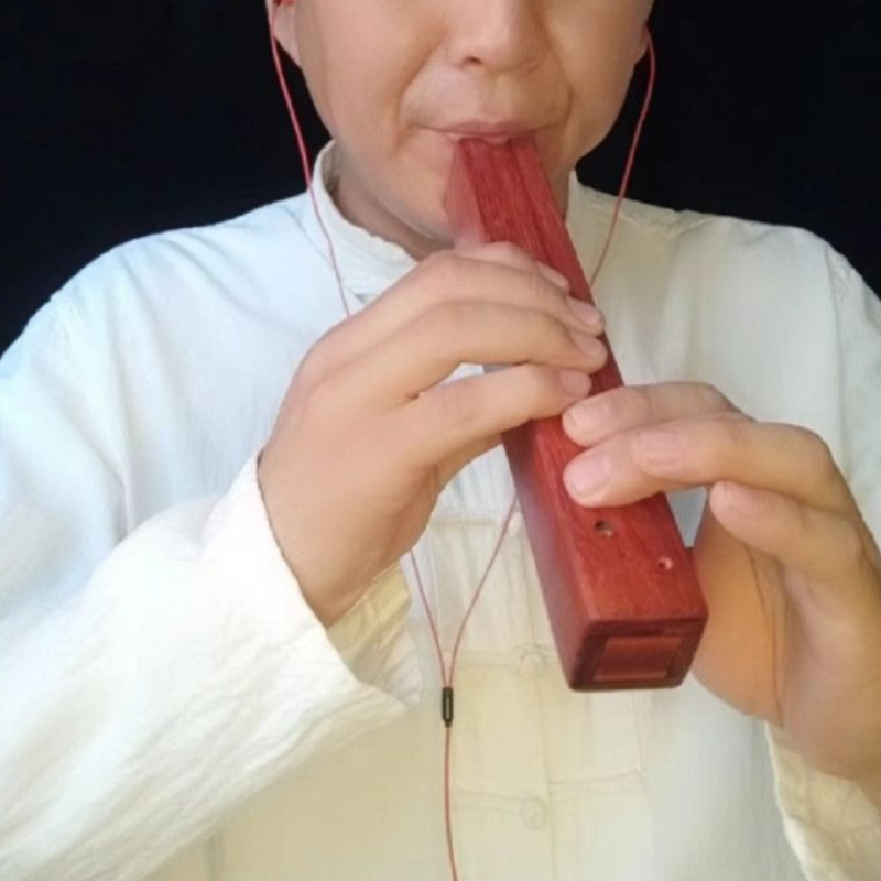 Musical Instrument Xun - Деревянная флейта Xun из красного дерева