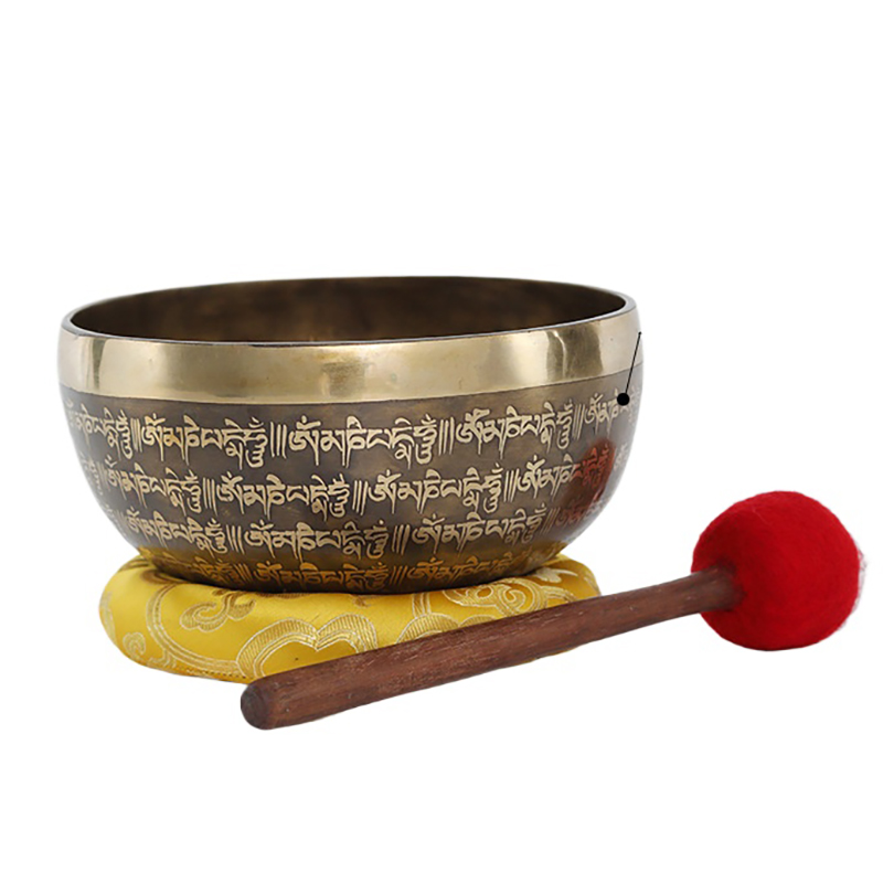 Tibetan Singing Bowl - Непальская звуковая чаша будды ручной работы,