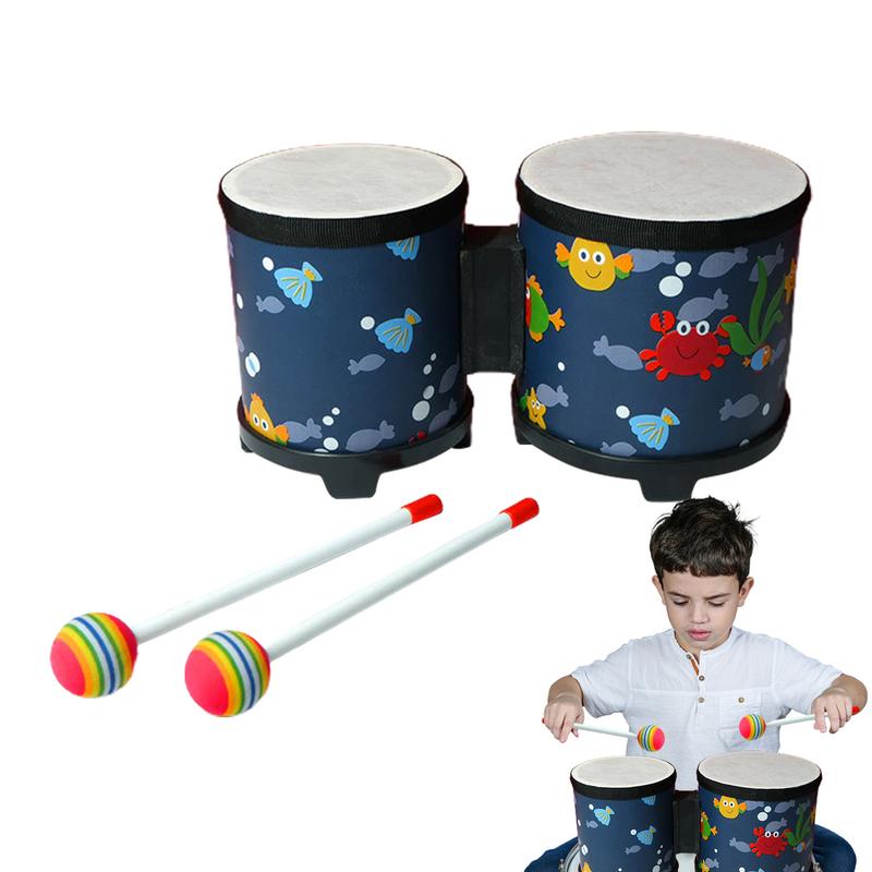 Bongo Drum Set - Детские бонго-барабаны, милый ручной барабан, музыкальная