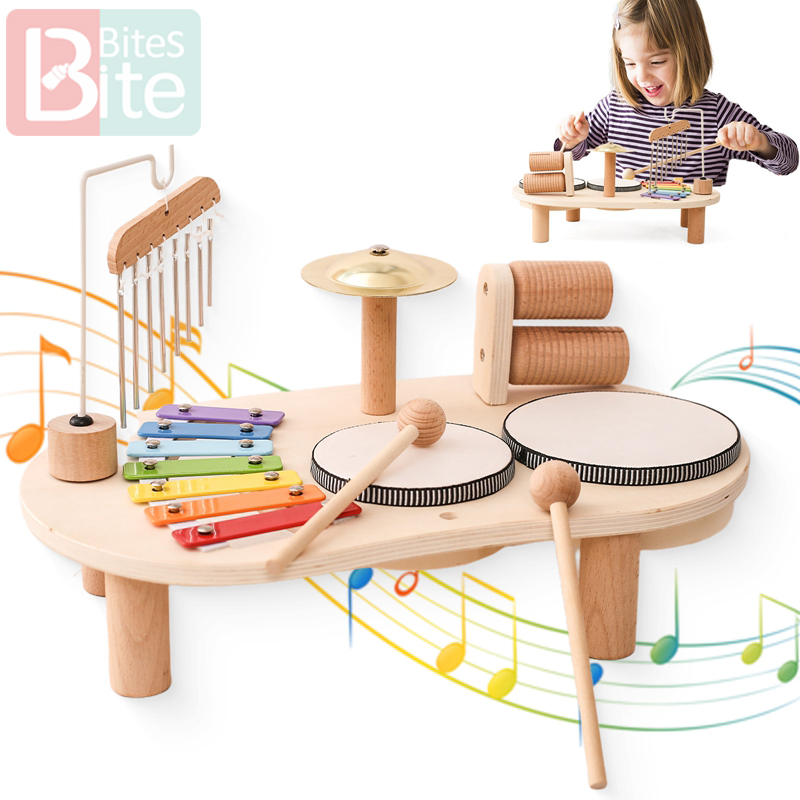 Musical Instrument Harmonium - Детские развивающие игрушки, деревянные эолианские колокольчики,