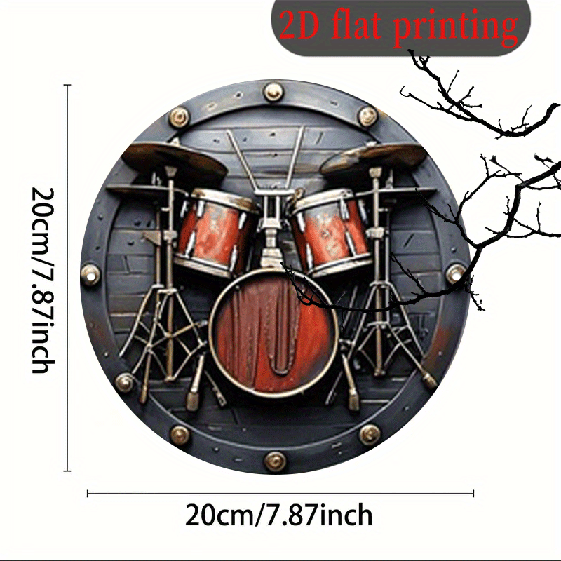 2D Flat, 1 шт., 20,32x20,32 см – обзор и цена Musical Instrument Sign